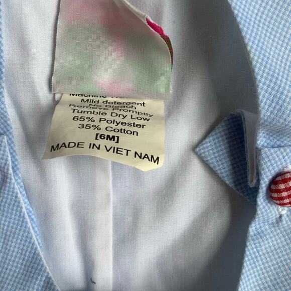 Shrimp & Grits kids Santa and alligators longalls 6mo - Picture 3 of 4